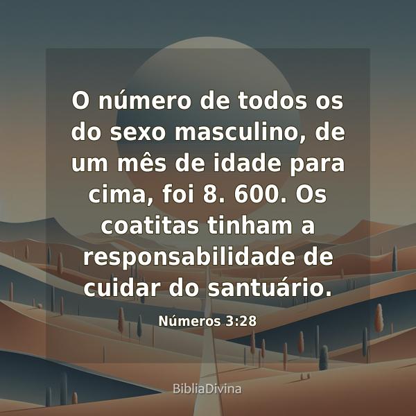 Números 3:28