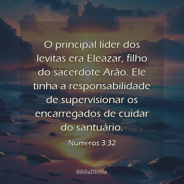 Números 3:32