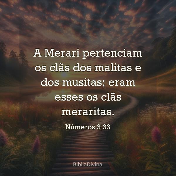 Números 3:33