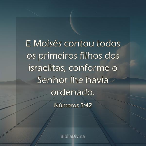 Números 3:42