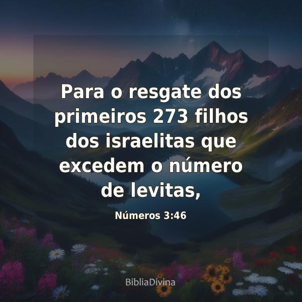 Números 3:46