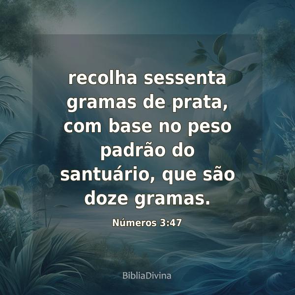 Números 3:47