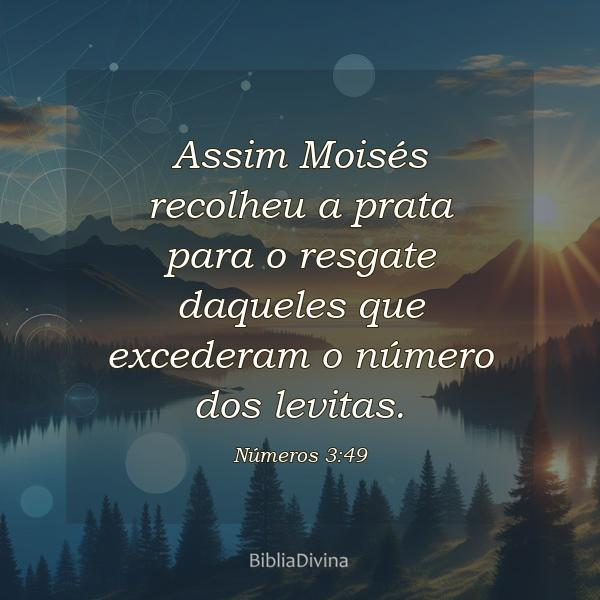 Números 3:49