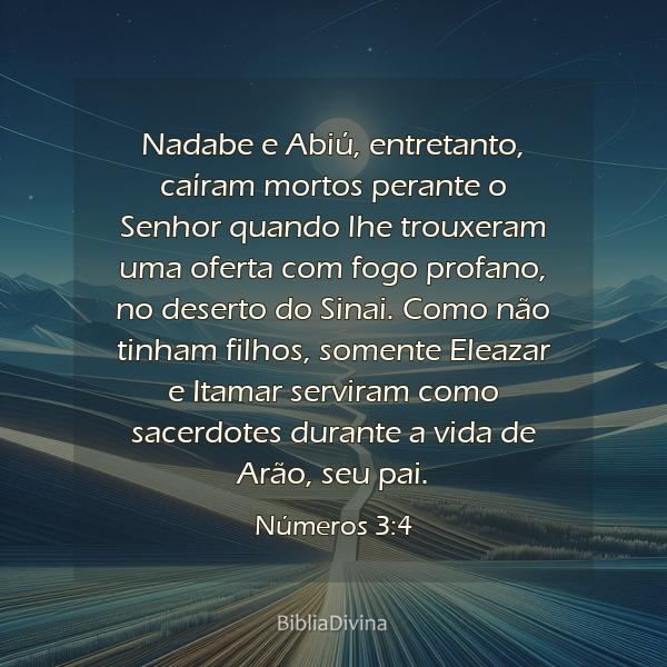 Números 3:4