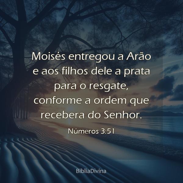 Números 3:51