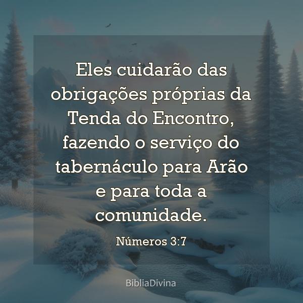 Números 3:7