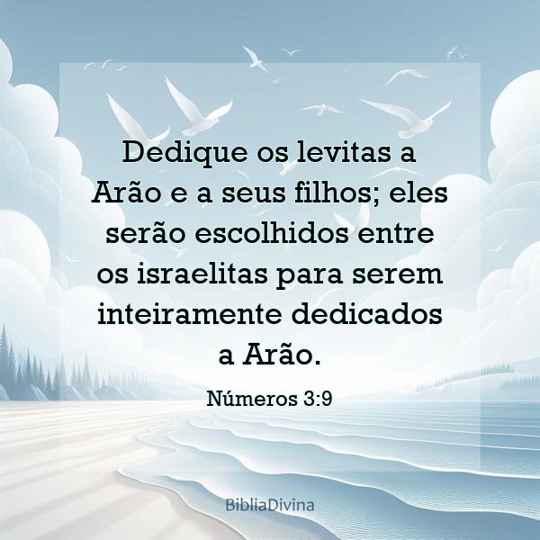 Números 3:9