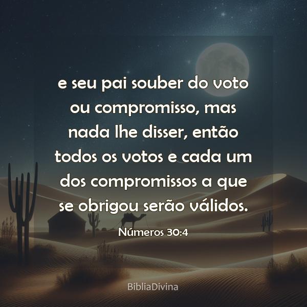 Números 30:4