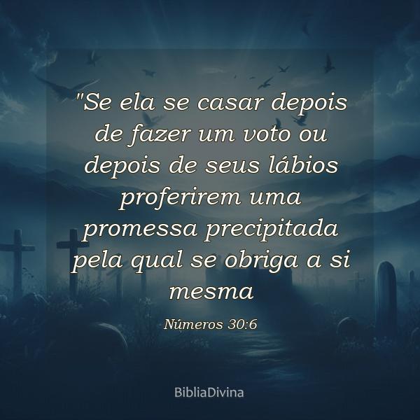 Números 30:6