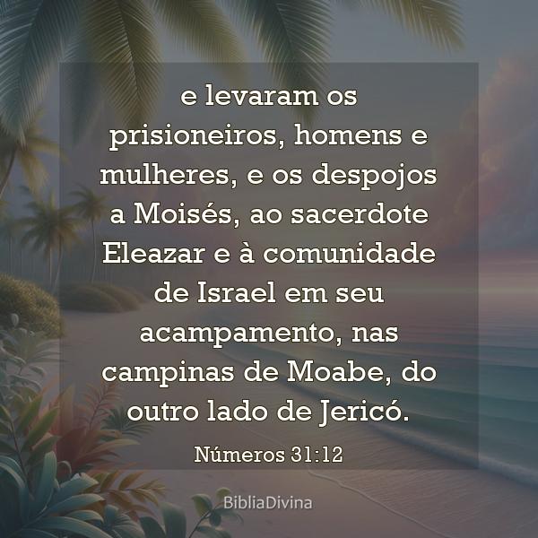 Números 31:12