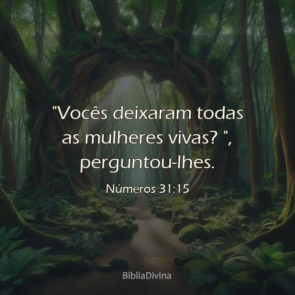 Números 31:15