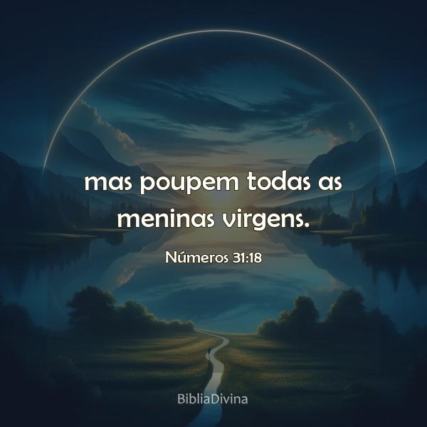 Números 31:18