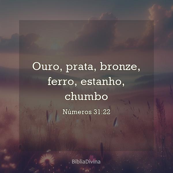 Números 31:22