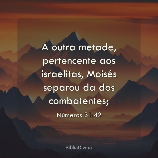 Números 31:42