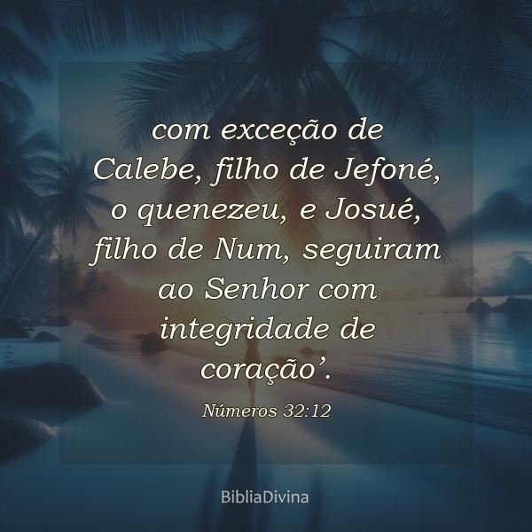 Números 32:12