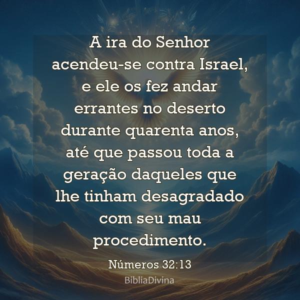 Números 32:13