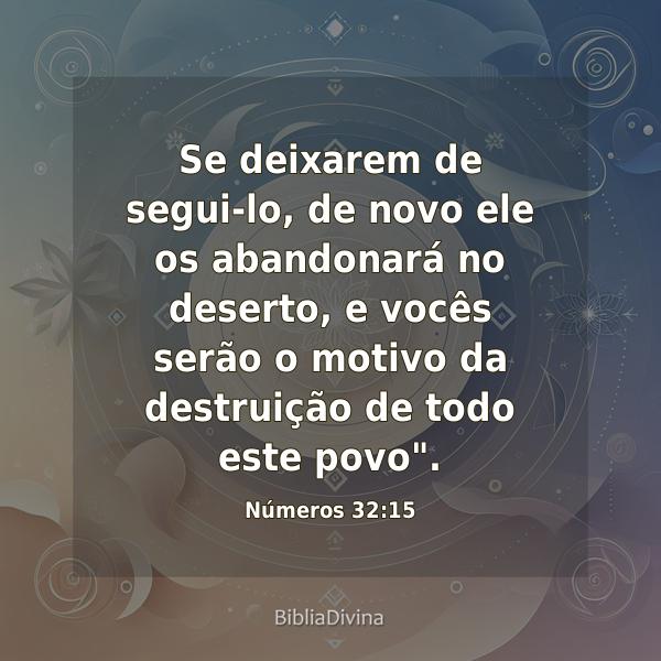 Números 32:15