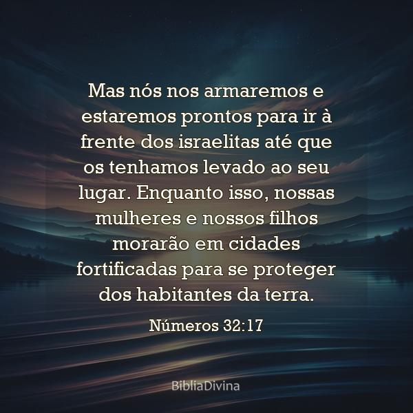 Números 32:17