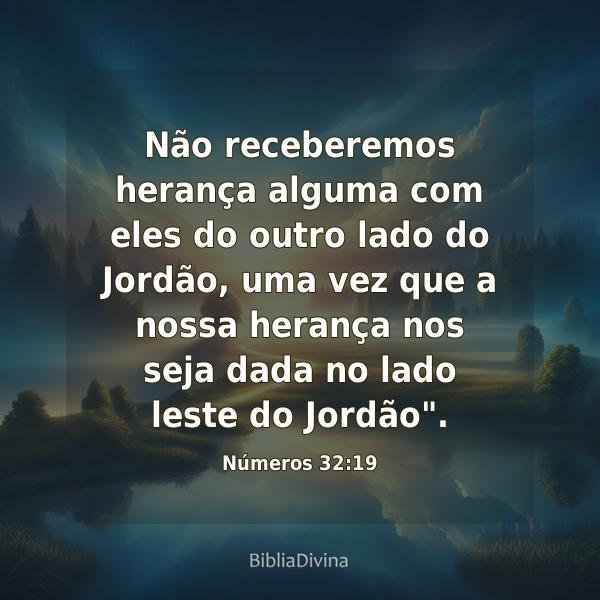 Números 32:19