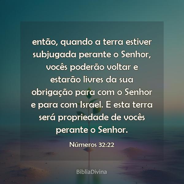 Números 32:22