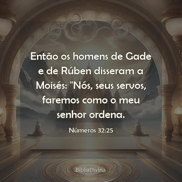 Números 32:25