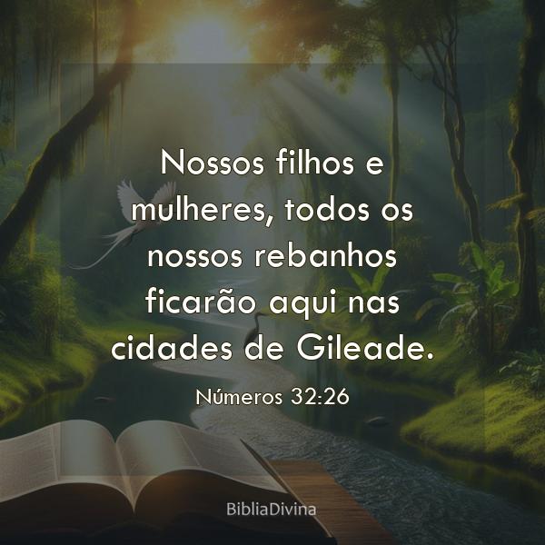 Números 32:26