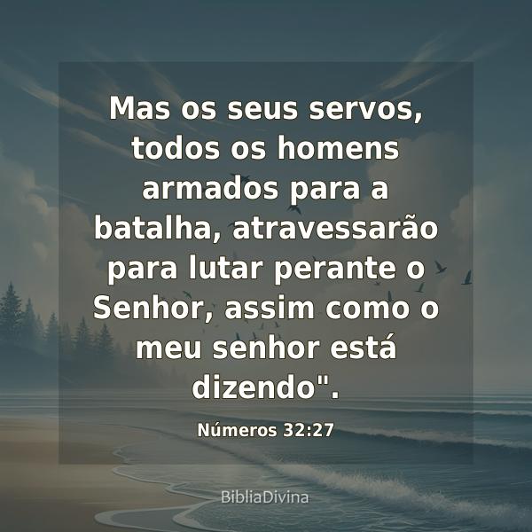 Números 32:27