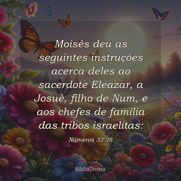 Números 32:28