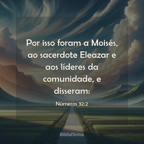 Números 32:2