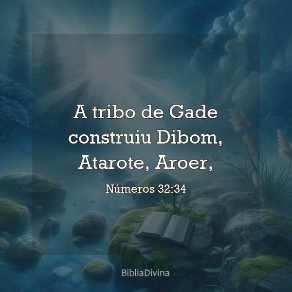 Números 32:34