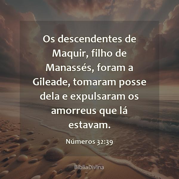 Números 32:39