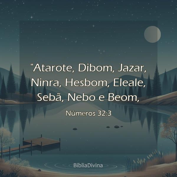 Números 32:3