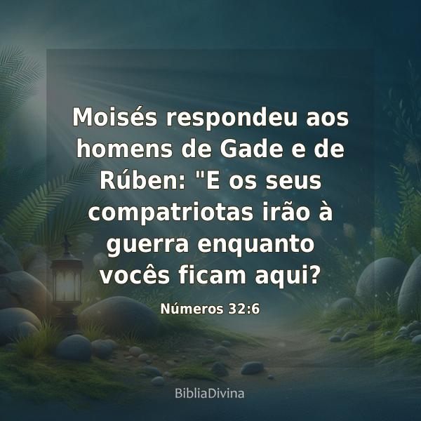 Números 32:6