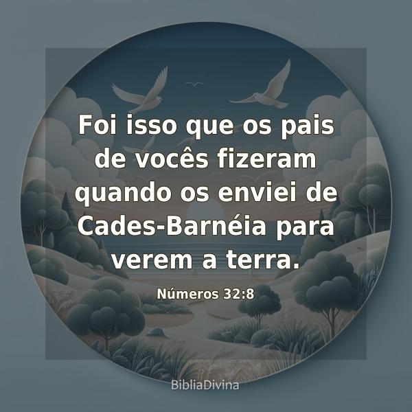 Números 32:8