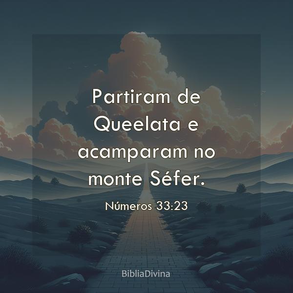 Números 33:23