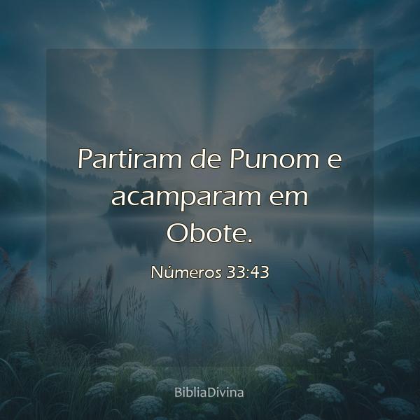 Números 33:43