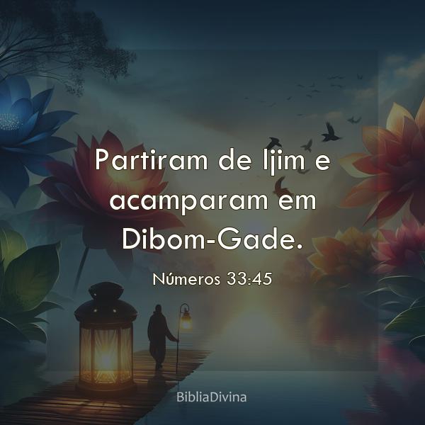 Números 33:45