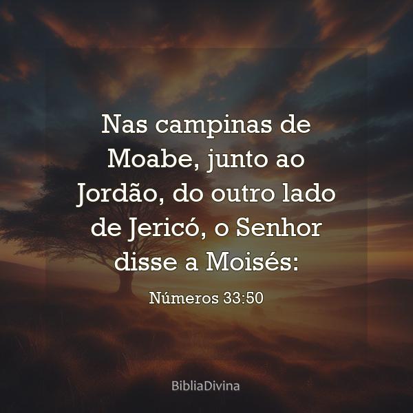 Números 33:50