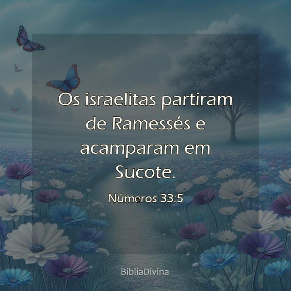 Números 33:5