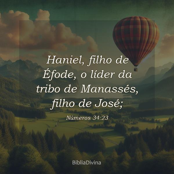 Números 34:23