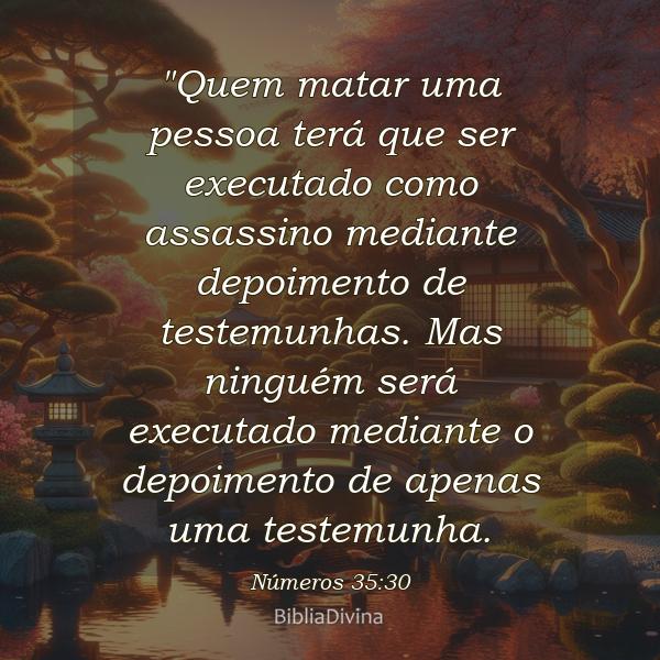 Números 35:30