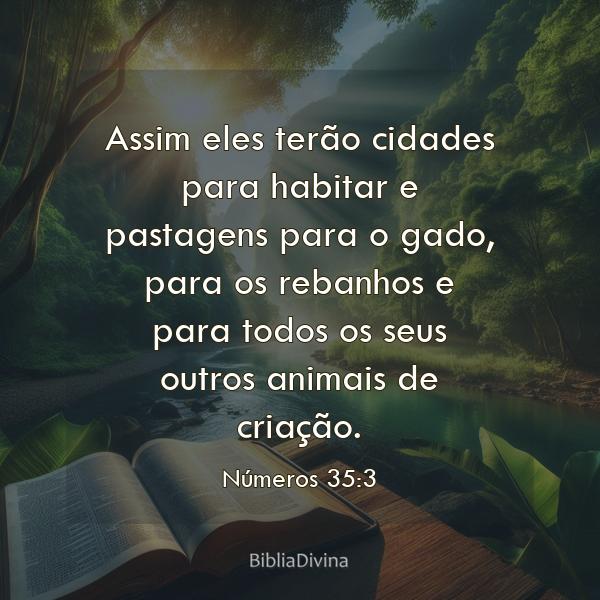 Números 35:3