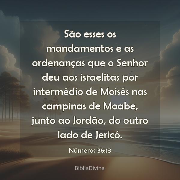 Números 36:13