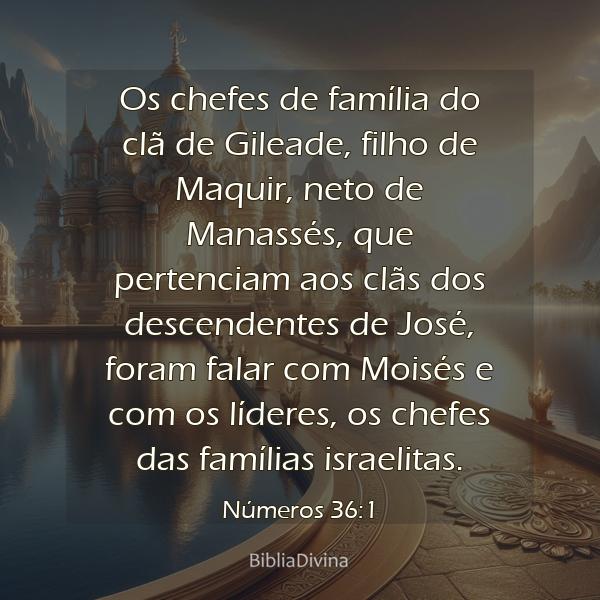 Números 36:1