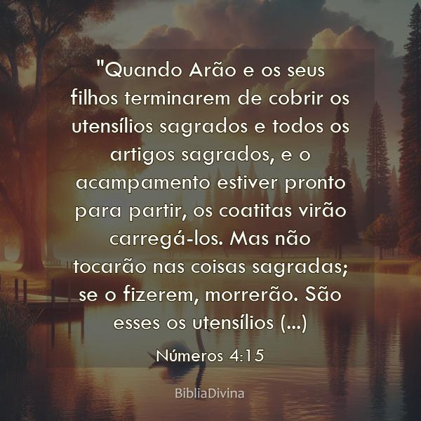 Números 4:15