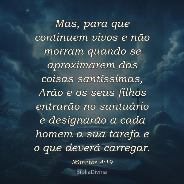 Números 4:19