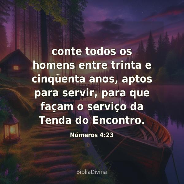 Números 4:23