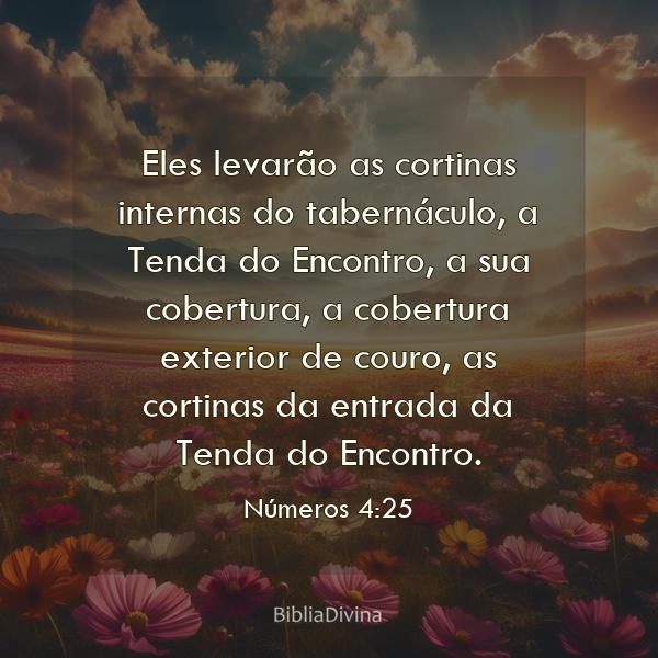 Números 4:25