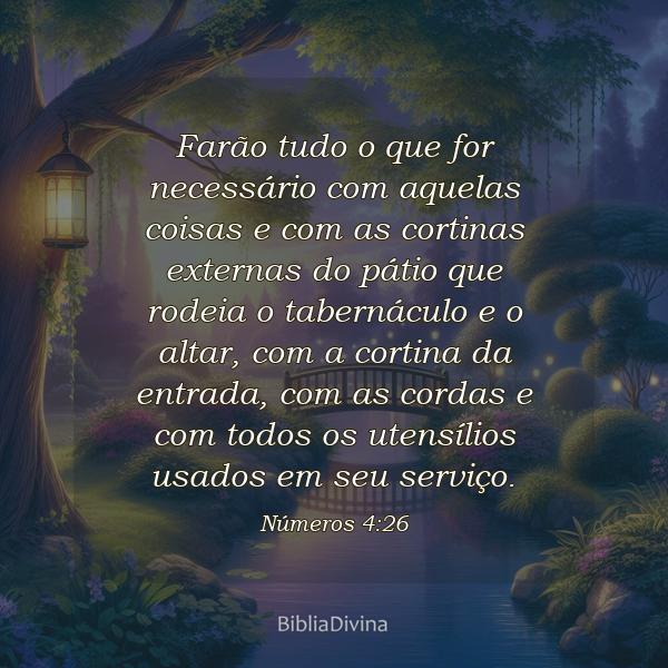 Números 4:26