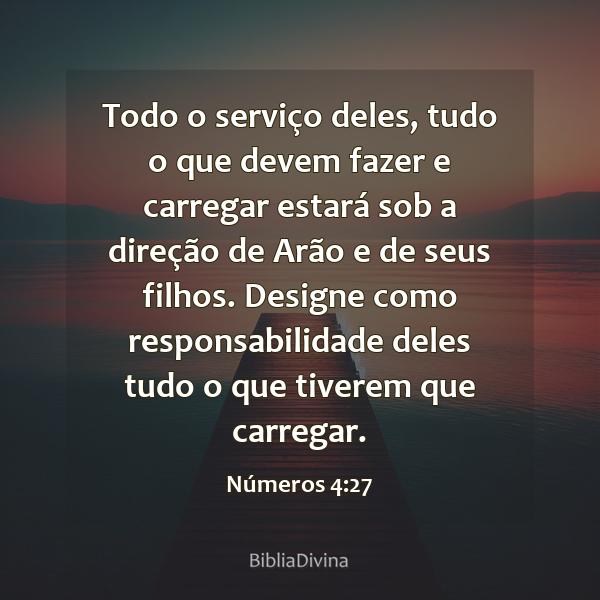 Números 4:27